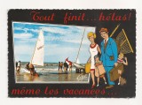 FA24-Carte Postala- FRANTA - Tout finit. Helas ! Meme les vacances,1983