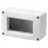 Doza Aplicata Gewiss Chorus GW16504, 4 Module, IP40, Gri, PT 4M