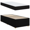 VidaXL Cadru de pat cu saltea Negru 100 x 200 cm țesătură 3399337