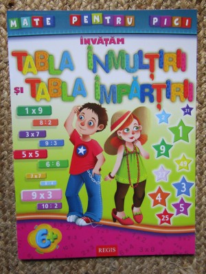 Invatam tabla inmultirii si tabla impartirii, 6+ ani foto