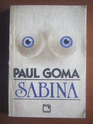 Paul Goma - Sabina foto