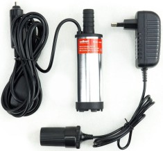 Pompa submersibila pentru motorina Sellnet 12V 230V 38mm cu adaptor pentru bricheta SN909-230V foto