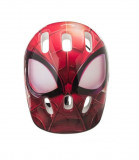 Cumpara ieftin Casca de protectie pentru copii, Imprimeu SpiderMan,Multicolor, 52-56 cm