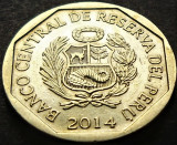Cumpara ieftin Moneda exotica 50 CENTIMOS - PERU, anul 2014 * cod 3926, America Centrala si de Sud