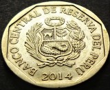 Cumpara ieftin Moneda exotica 50 CENTIMOS - PERU, anul 2014 * cod 3926