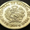 Moneda exotica 50 CENTIMOS - PERU, anul 2014 * cod 3926