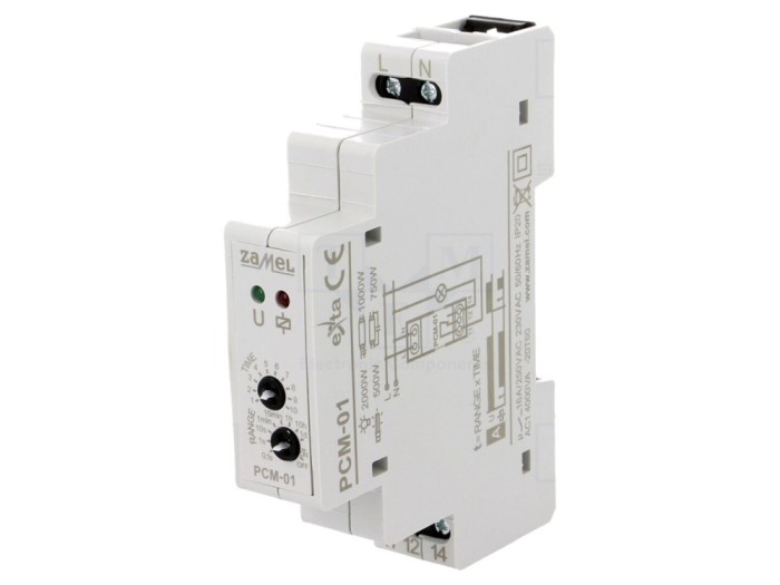 Timer Programabil SPDT 250VAC 16A 230VAC
