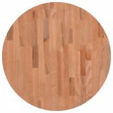 Cumpara ieftin Blat de masa rotund, &Oslash;60x4 cm, lemn masiv de fag