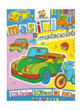 Mașini și motociclete. Carte de colorat - Paperback brosat - *** - Lizuka Educativ