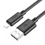 Cablu Date si Incarcare USB-A - Lightning HOCO X88, 18W, 1m, Negru, Apple