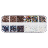 Cumpara ieftin Strasuri Unghii LUXORISE, Party Crystals, 12 modele
