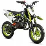 Mini Cross XTR 702, 50cc, 2 timpi, pornire sfoara, roti 10 inch, culoare negru/v... Cod Produs: MX_NEW XTR-702PS1-17