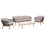Cumpara ieftin Set de mobilier de grădină AURO CS cu 5 locuri