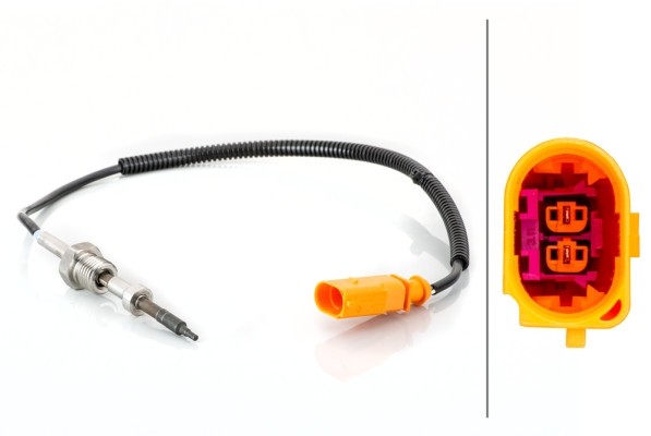 HELLA 6PT 014 495-001 Senzor, temperatura gaze evacuare