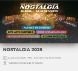 Vand abonament 4 zile NOSTALGIA 2025