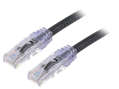 Patch Cord UTP Cat6a 5m Negru foto