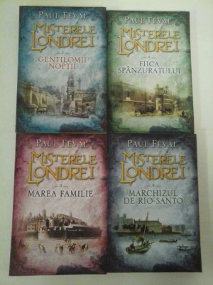 MISTERELE LONDREI (4 Volume) - Paul Feval - Editura LITERA foto