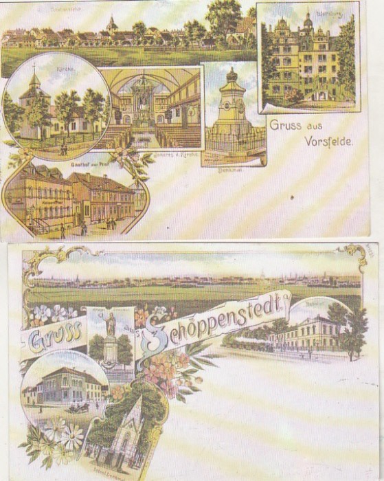 bnk cp Germania - lot 6 carti postale necirculate