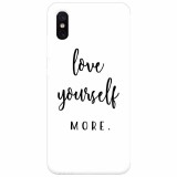 Husa silicon pentru Xiaomi Mi 8 Pro, Love Yourself More