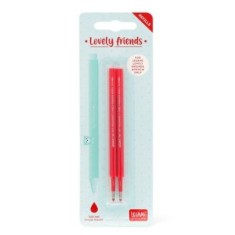 Set 2 rezerve pix Lovely Friends, red, Legami