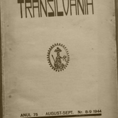 Revista Transilvania, organ al Astrei, Sibiu, nr. 8 - 9, 1944