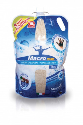 MacroCream - Crema cu abrazivi naturali de curatat mainile pentru murdarie persistenta-Rezerva 3000ml 1070 spalari foto