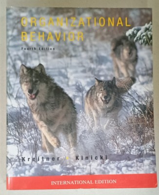 ORGANIZATIONAL BEHAVIOR by KREITNER KINICKI , 1997 foto