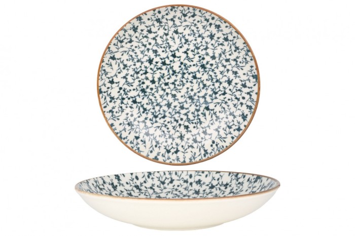 Bonna Farfurie ad&acirc;ncă - Calif - Porţelan - 28 cm (1700cc) - set de 6