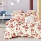 Lenjerie de pat Percalle,pat dublu, 3 piese, cearceaf pat clasic 160cm x 240cm, cearceaf pilota 150cm x 220cm, 1 fata perna 50 x 70-PRC106.3PIESE