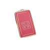 Husa Cheie Renault Megane, Kadjar, Captur, Clio Smartkey 4 Butoane , Tpu, Design, Rosie Cu auriu AutoProtect KeyCars, Oem