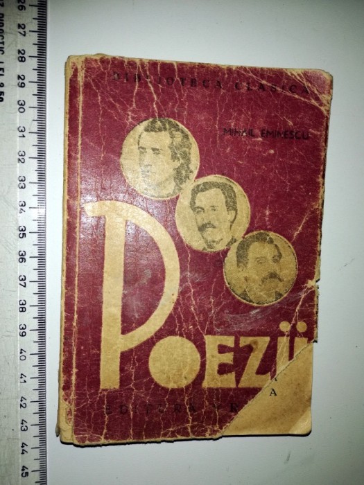 CARTE POEZII MIHAI EMINESCU EDITURA VREMEA EDITIE INGRIJITA DE PETRE TEODORESCU