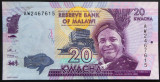 Cumpara ieftin Bancnota EXOTICA 20 KWACHA - MALAWI, anul 2015 *Cod 530 A ---- NECIRCULATA