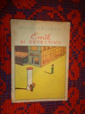 Emil si detectivii - Erich Kastner / an 1958, ilustratii: Walter Trier