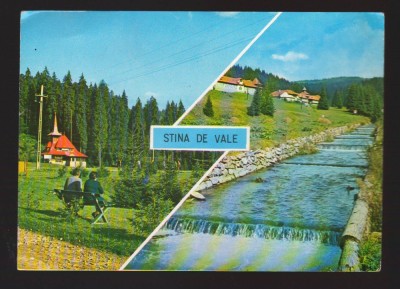 CPIB 23509 CARTE POSTALA - STANA DE VALE, MOZAIC, CIRCULATA, 1971, STAMPILE, TIMBRU foto