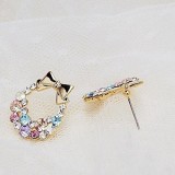 Set cercei Efb cu cristale multicolore