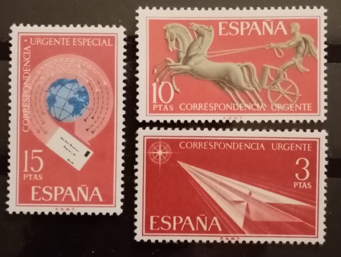 BC237, Spania, 2 serii corespondenta rapida