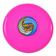 Disc zburator frisbee,25cm, roz foto