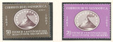 El Salvador 1967 Mi 939/40 MNH - 100 de ani de timbre, Nestampilat