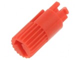 Buton rotativ roșu &Oslash;4x7,3mm