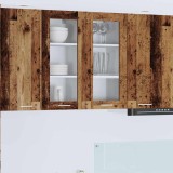 vidaXL Dulap suspendat Riga Lemn Vechi 40 x 31 x 80 cm Lemn compozit 884310