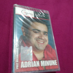 CASETA AUDIO MANELE ADRIAN MINUNE-INESTIMABIL RARA !!ORIGINALA SIGILATA