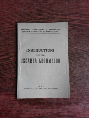 INSTRUCTIUNI PENTRU USCAREA LEGUMELOR foto