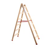 Cumpara ieftin Scara Lemn Dubla, Trepte 5, Inaltime Utial 148cm