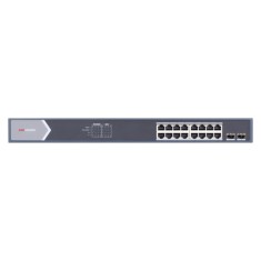 Switch 16 porturi gigabit PoE, 2 porturi SFP, Smart Management - HIKVISION DS-3E1518P-SI
