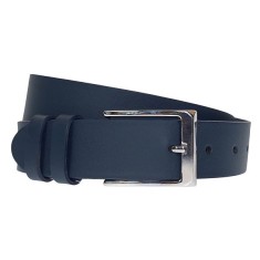 Curea barbati eleganta din piele naturala bleumarin CK238BLUE