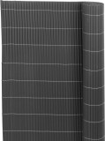 Gard decorativ PVC Ence DF13 antracit, 100x300 cm, 1300 g/mp, UV