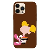 Husa compatibila cu Apple iPhone 13 Pro, Viceversa, model Dexter and Dee Dee drawing , Silicon, TPU