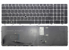 Tastatura HP EliteBook 819899-001 US cu mouse pointer foto
