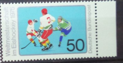 GERMANIA 1975 &amp;ndash; SPORT. HOCHEI, serie MNH, DG2 foto