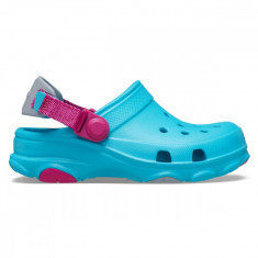 Saboți Crocs Kids' Classic All-Terrain Clog Albastru deschis - Digital Aqua